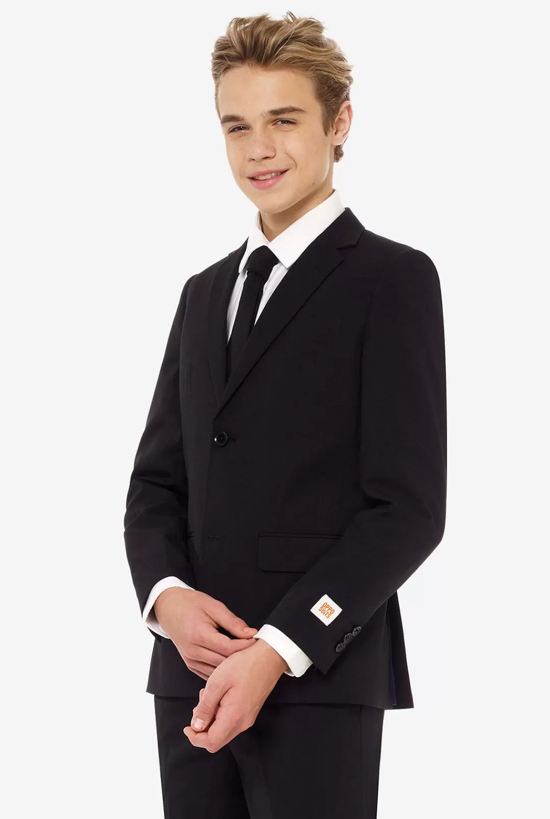 Effen Gekleurde Pakken | OppoSuits Black Knight