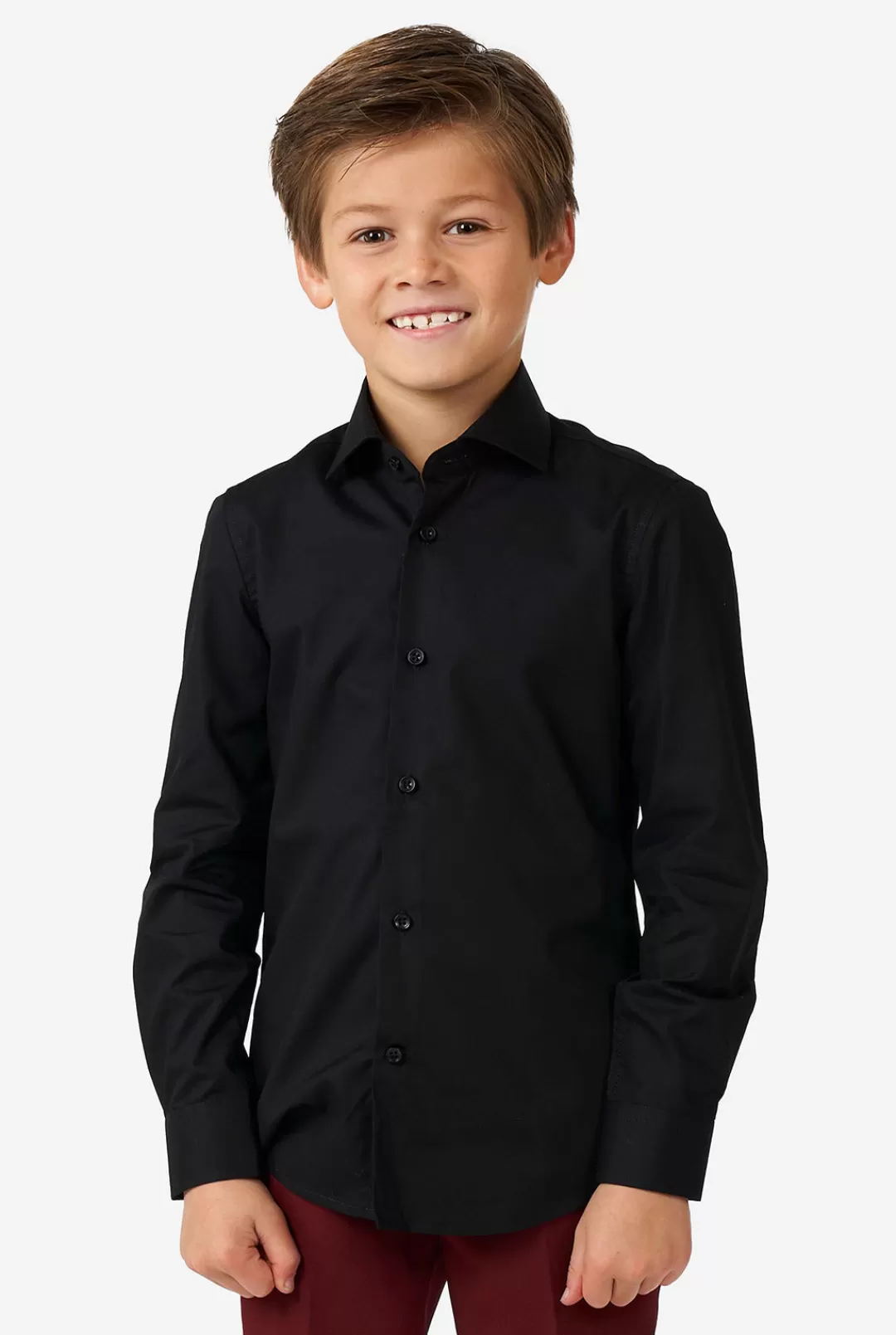 Effen Gekleurde Overhemden | OppoSuits Black Knight