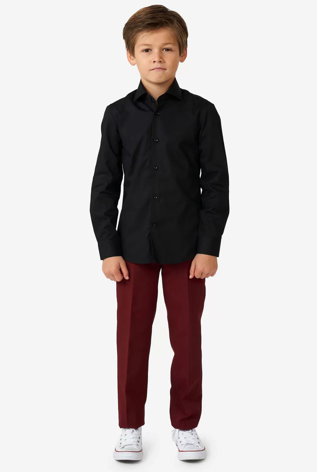 Effen Gekleurde Overhemden | OppoSuits Black Knight