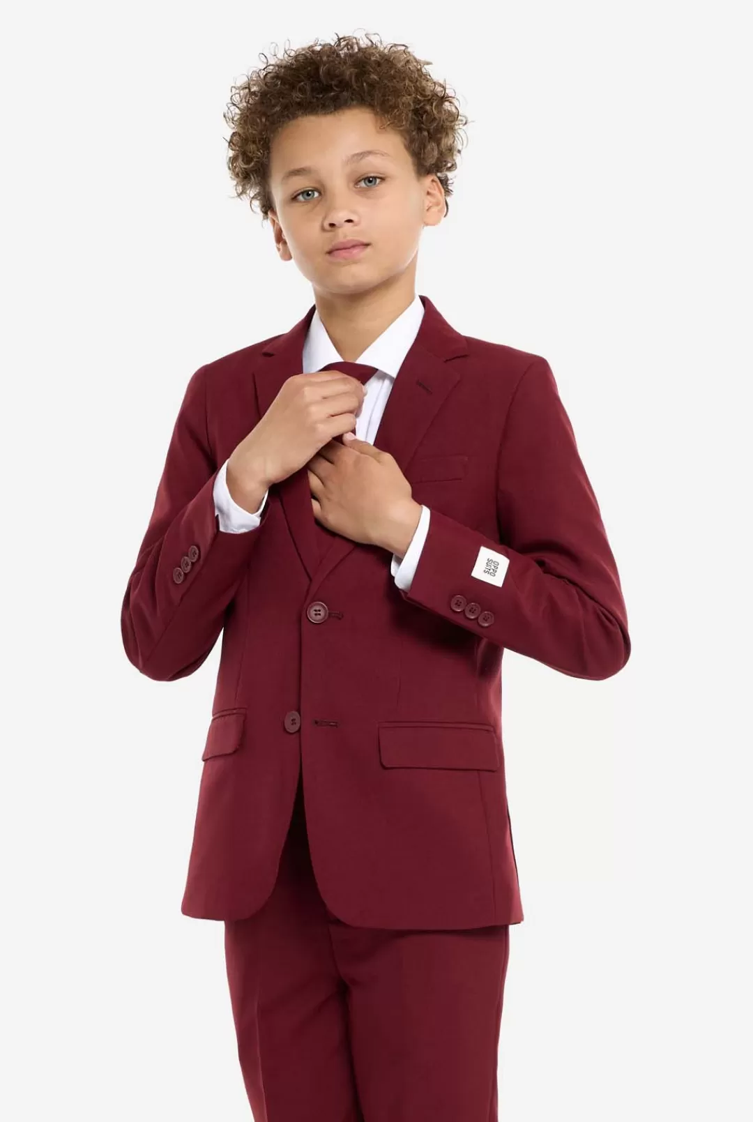 Effen Gekleurde Pakken | OppoSuits Blazing Burgundy