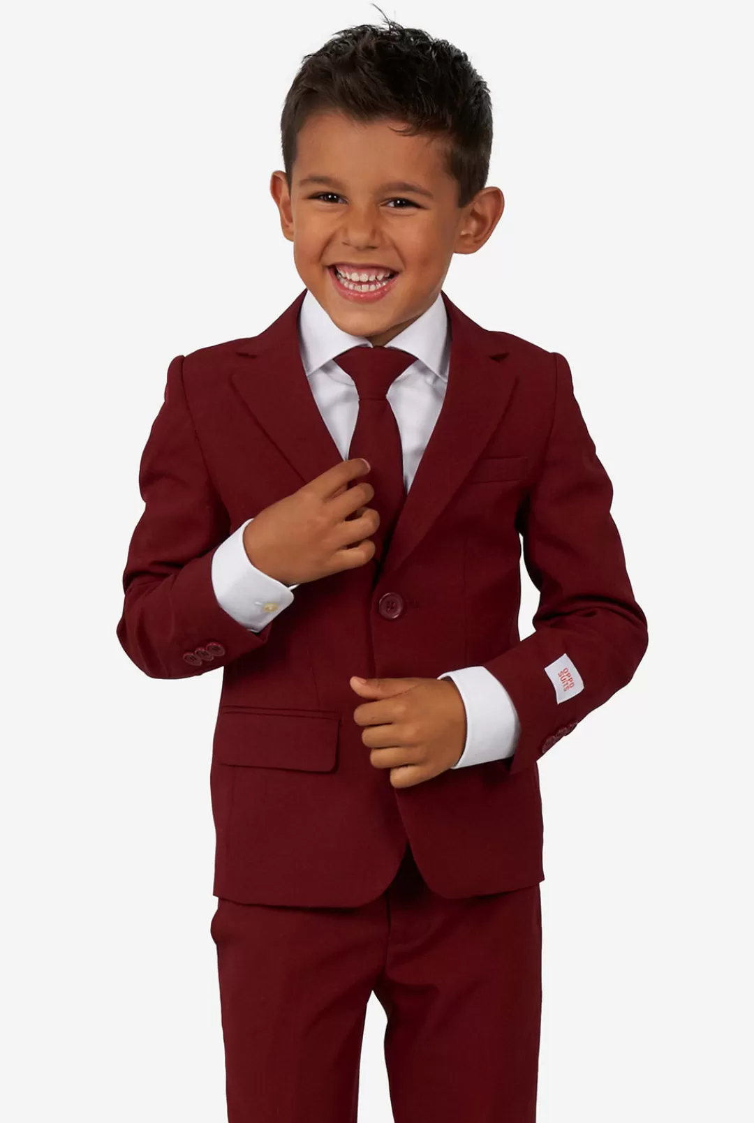 Effen Gekleurde Pakken | OppoSuits Blazing Burgundy