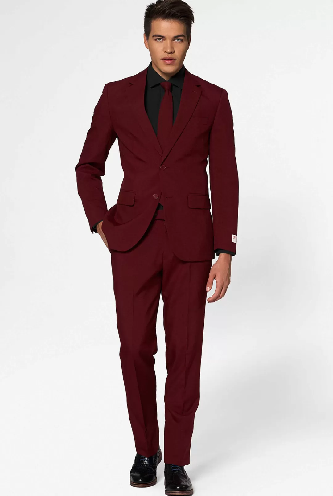 Vrijgezellenfeest Pakken | Trouwpakken | OppoSuits Blazing Burgundy