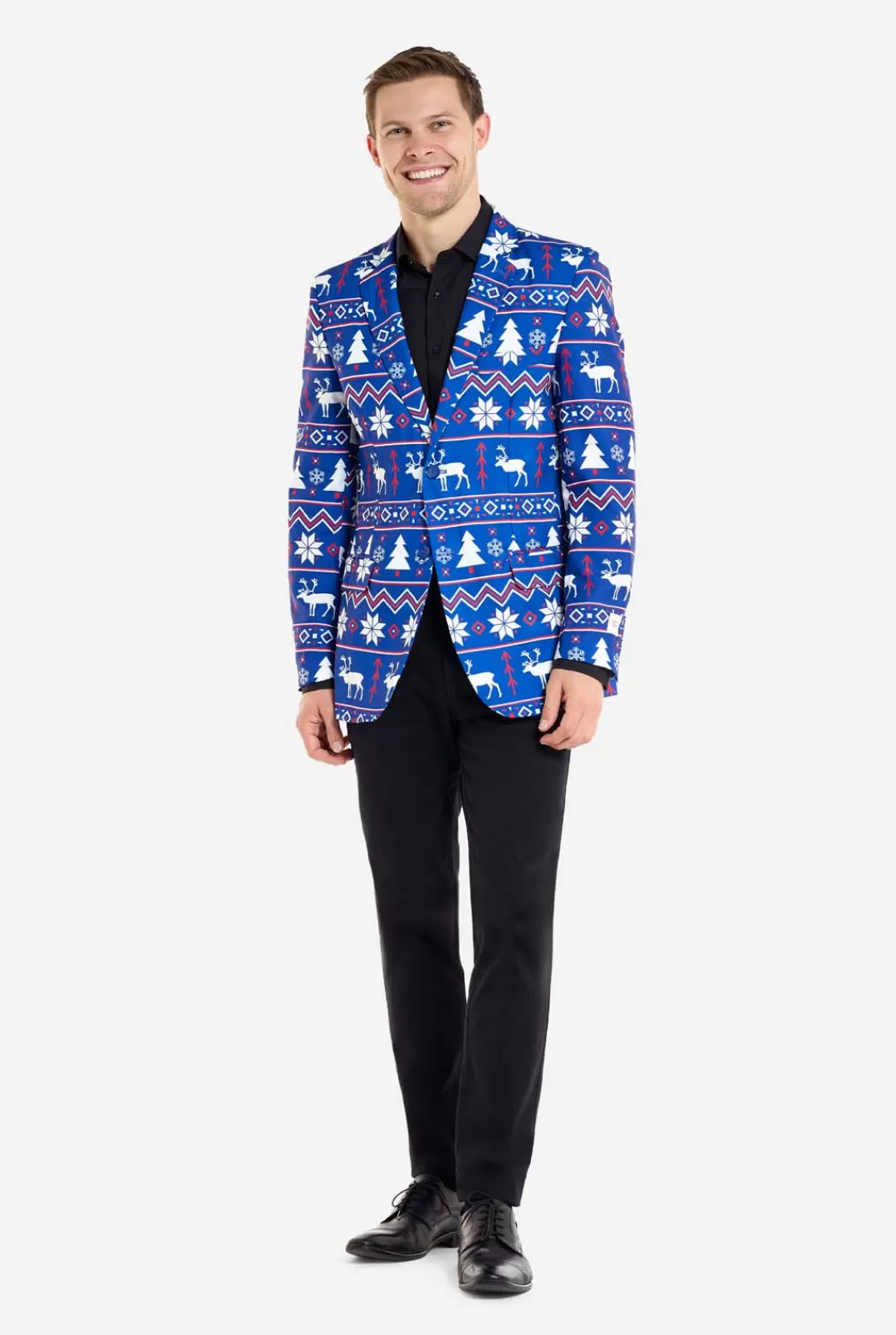 Kerst Blazers | OppoSuits Blue Christmas Nordic