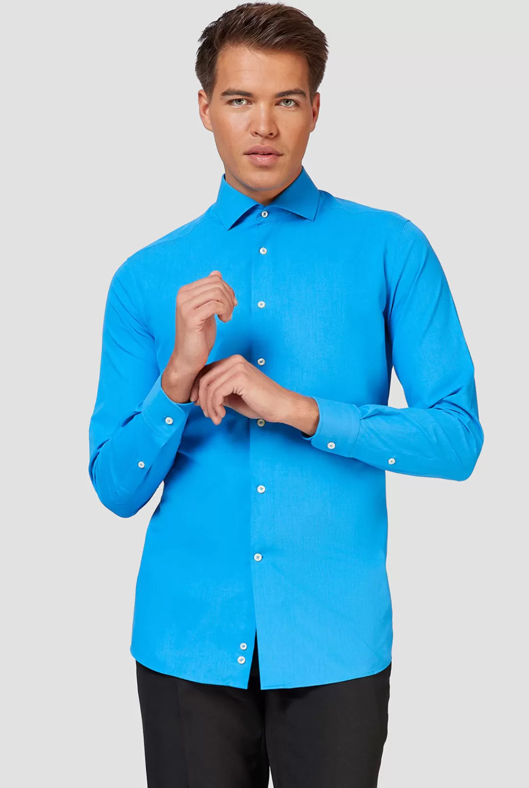 Effen Gekleurde Overhemden | OppoSuits Blue Steel