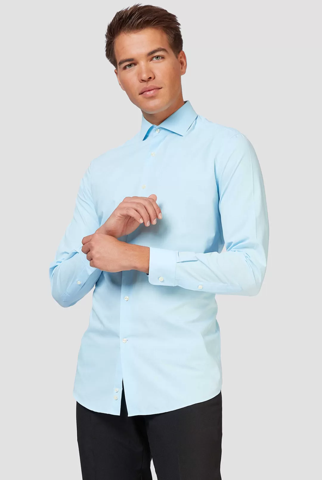 Effen Gekleurde Overhemden | OppoSuits Cool Blue
