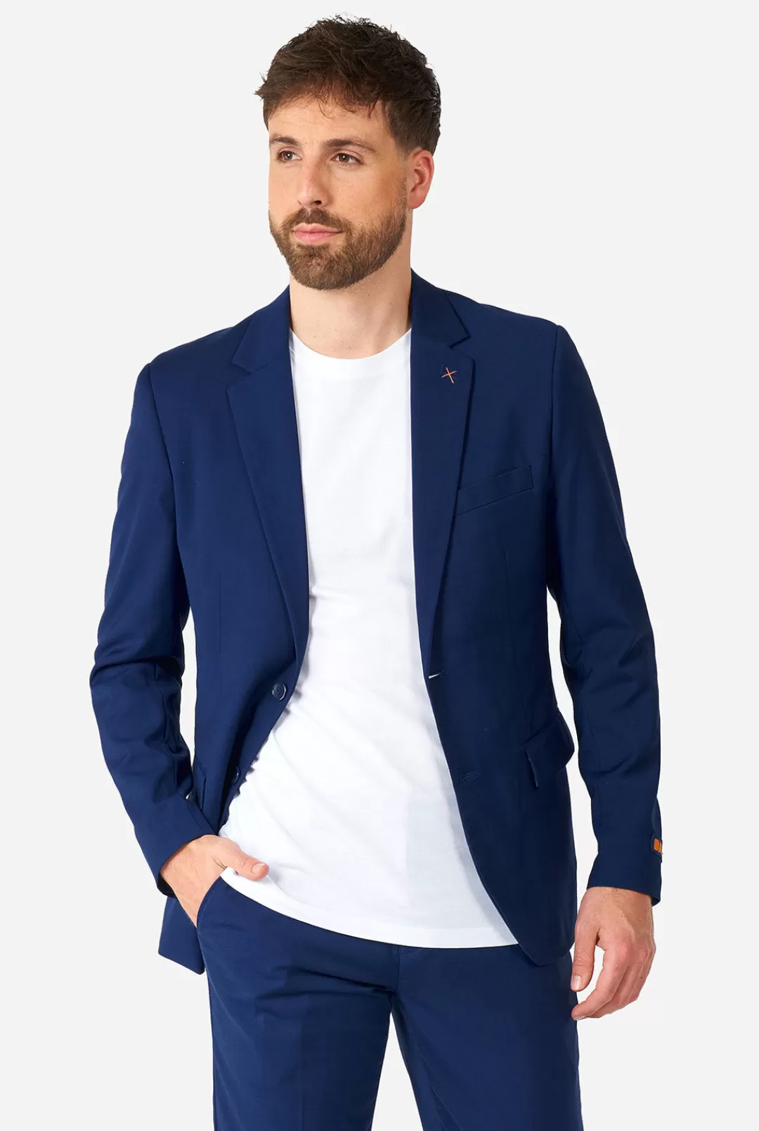 Trouwpakken | Effen Gekleurde Pakken | OppoSuits Daily Dark Blue