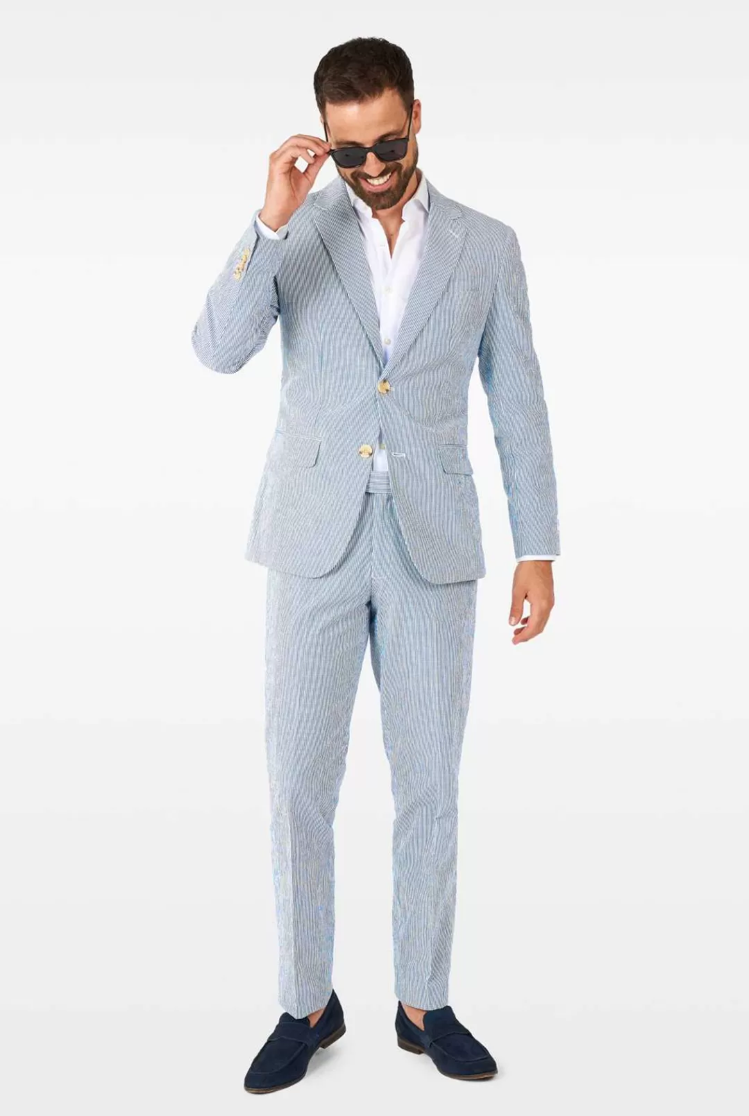 Vrijgezellenfeest Pakken | Daily- Casual Pakken | OppoSuits Daily Seersucker