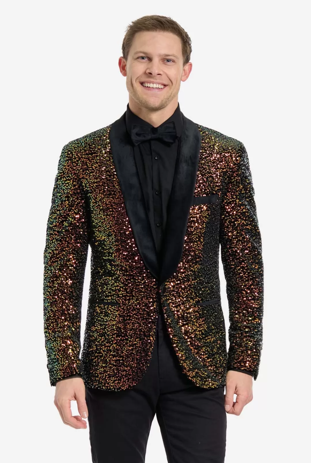 Deluxe Blazers | Pailletten Blazers | OppoSuits Dinner Jacket - Amber Sequins