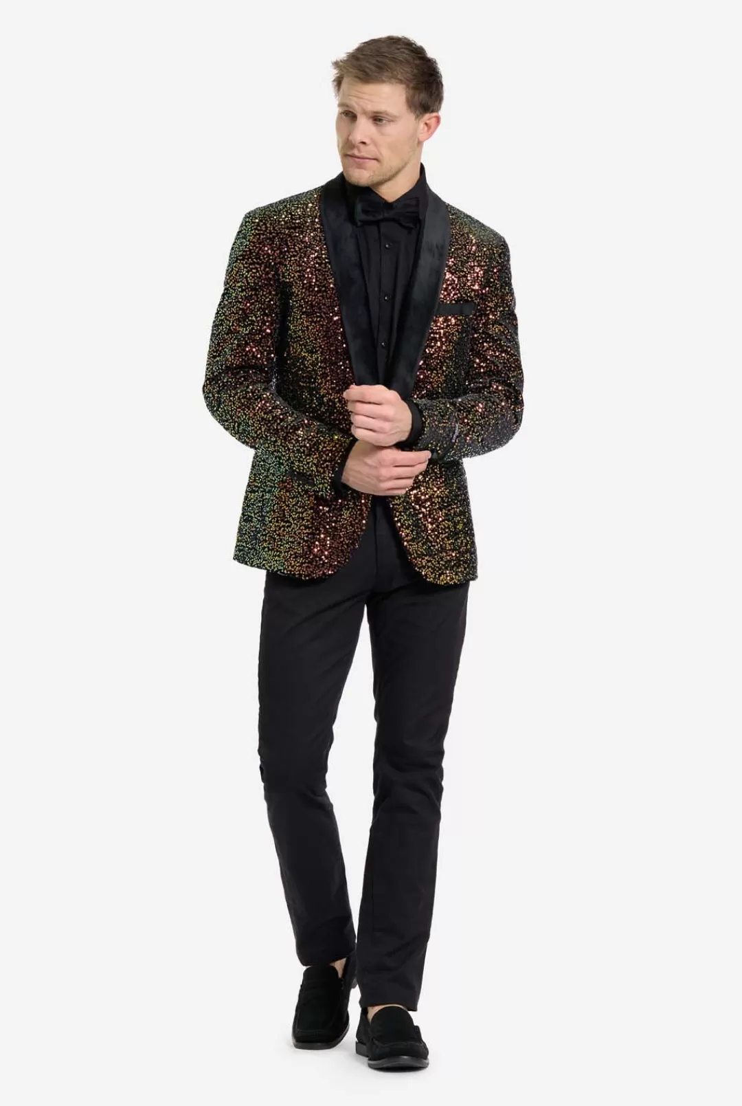 Deluxe Blazers | Pailletten Blazers | OppoSuits Dinner Jacket - Amber Sequins