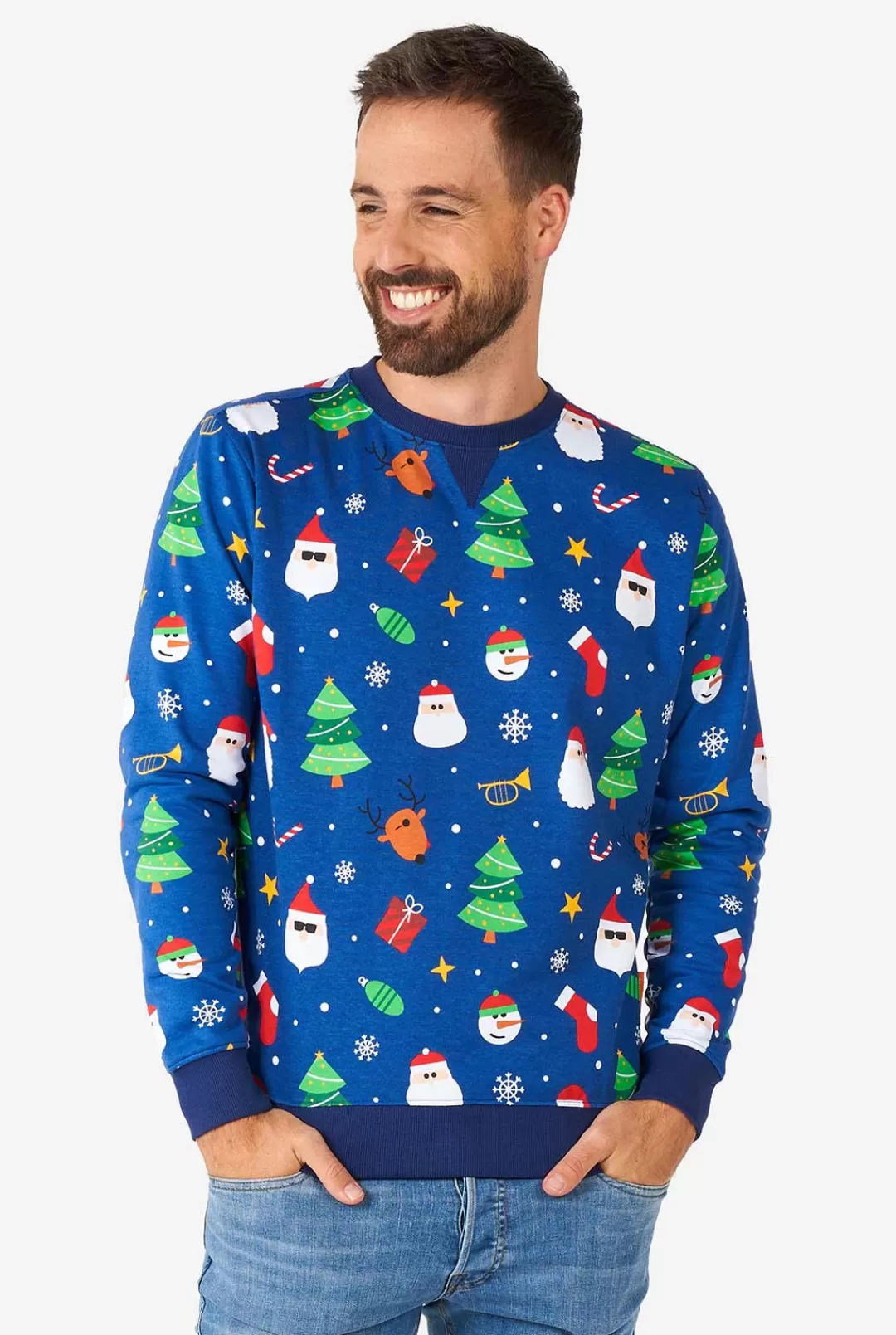 Kerst Sweaters | OppoSuits Festivity Blue