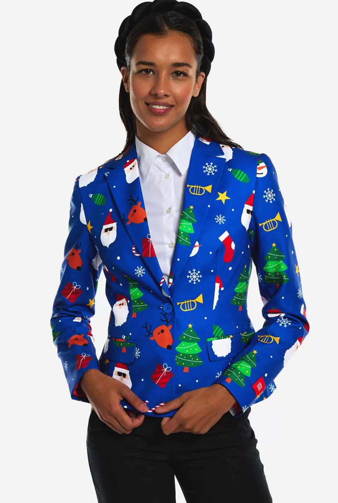 Kerstblazers | OppoSuits Festivity Blue