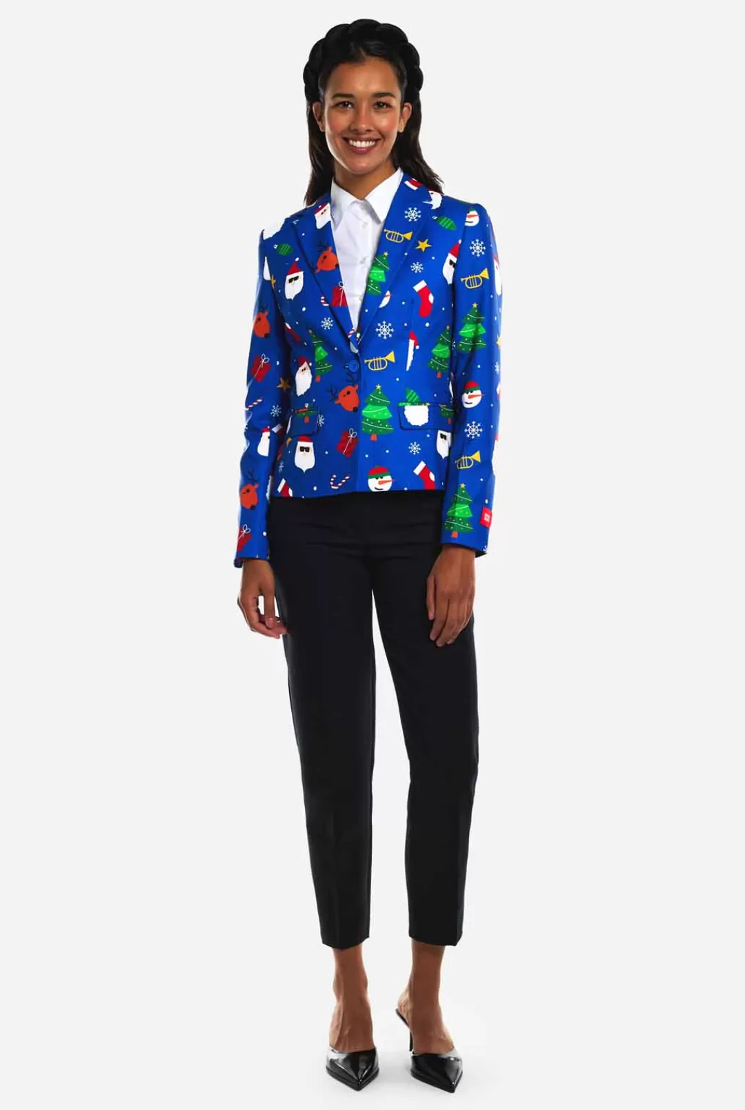 Kerstblazers | OppoSuits Festivity Blue