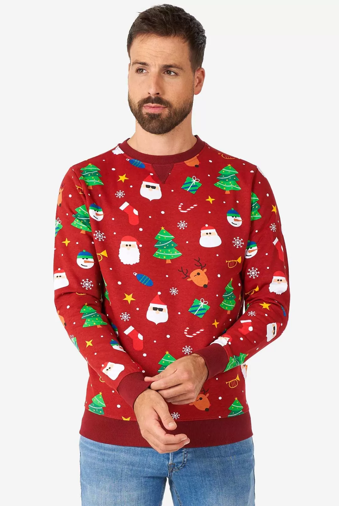 Kerst Sweaters | OppoSuits Festivity Red