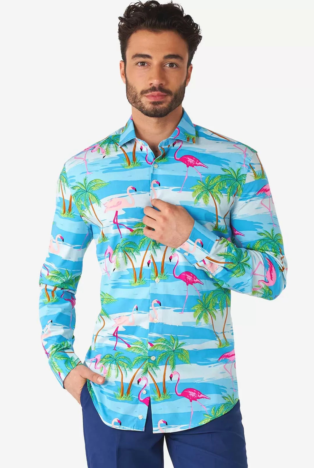 Casual Overhemden | OppoSuits Flaminguy