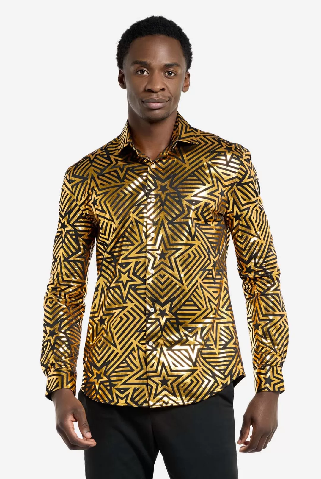 Halloween Overhemden | OppoSuits Golden Geo Star