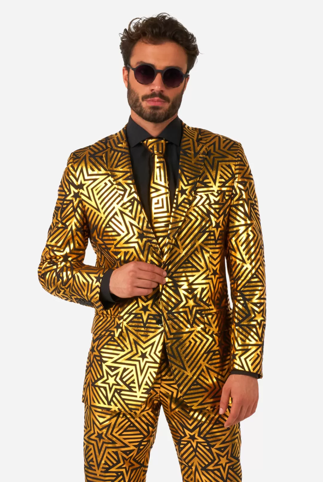 Halloweenpakken | Vrijgezellenfeest Pakken | OppoSuits Golden Geo Star