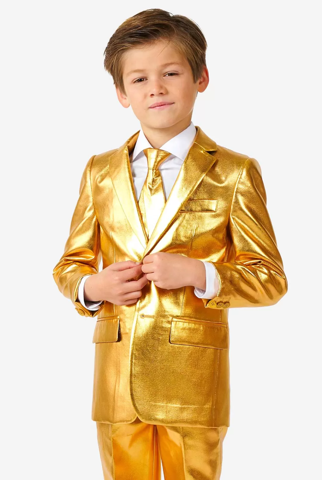 Effen Gekleurde Pakken | OppoSuits Groovy Gold