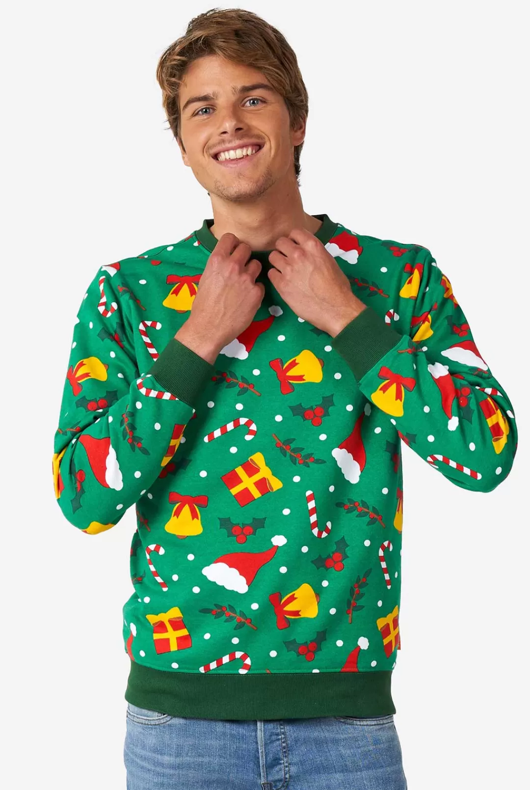 Kerst Sweaters | OppoSuits Holiday Greenish