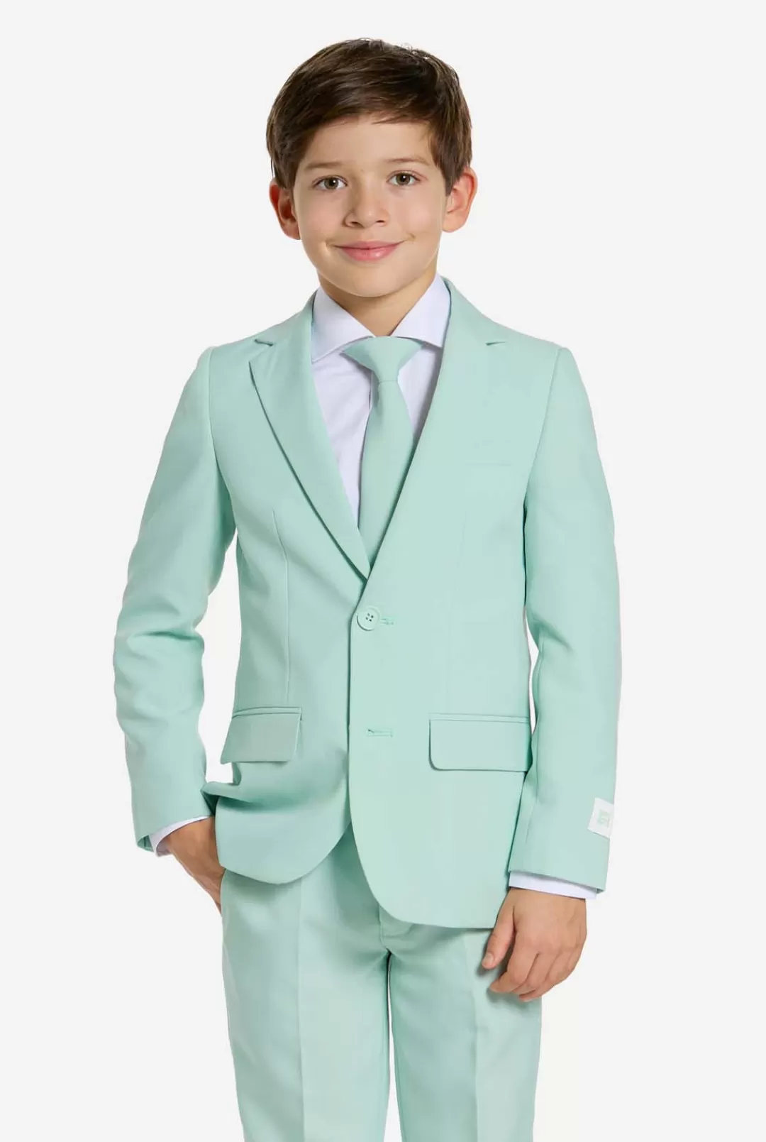 Effen Gekleurde Pakken | OppoSuits Magic Mint