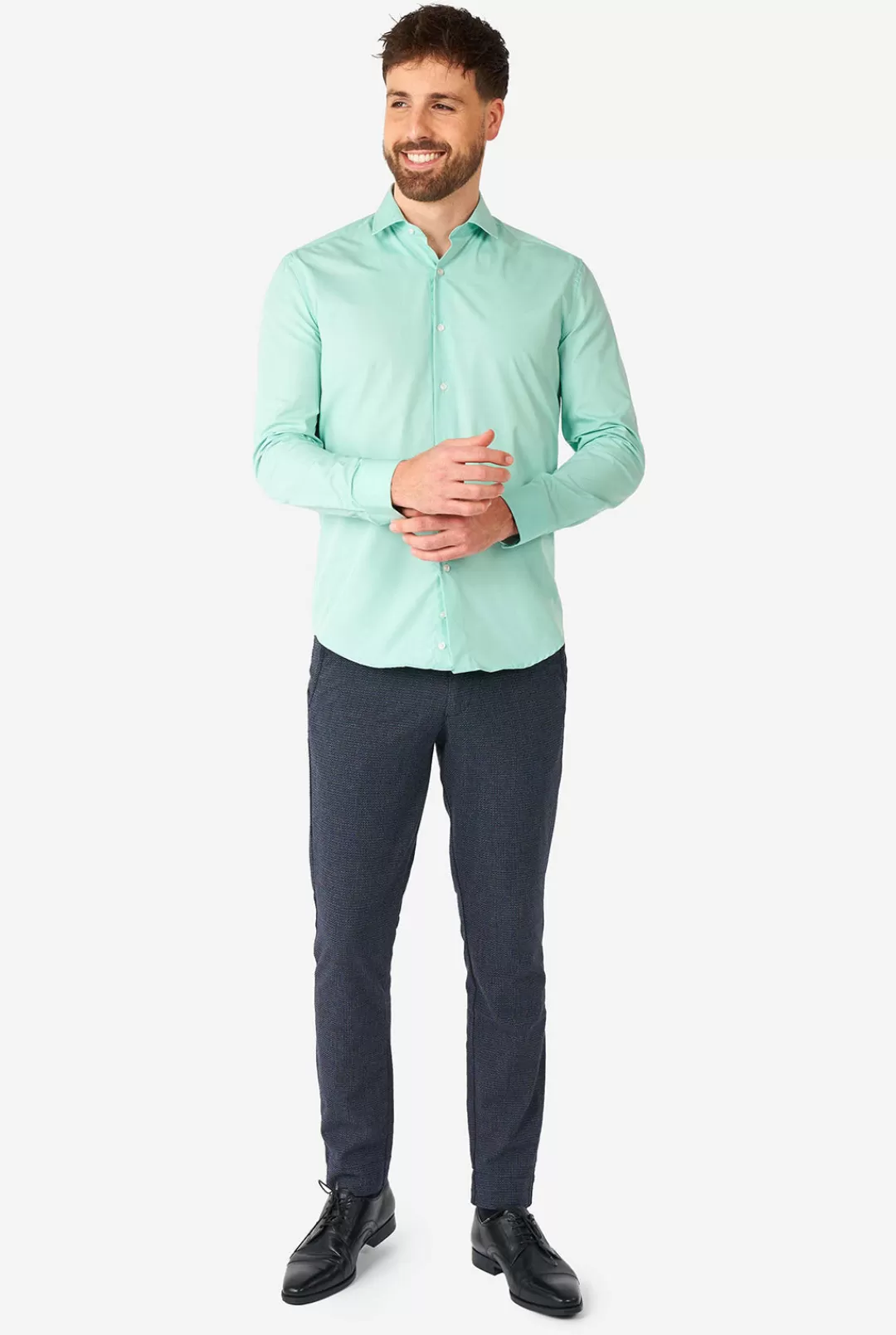 Effen Gekleurde Overhemden | OppoSuits Magic Mint