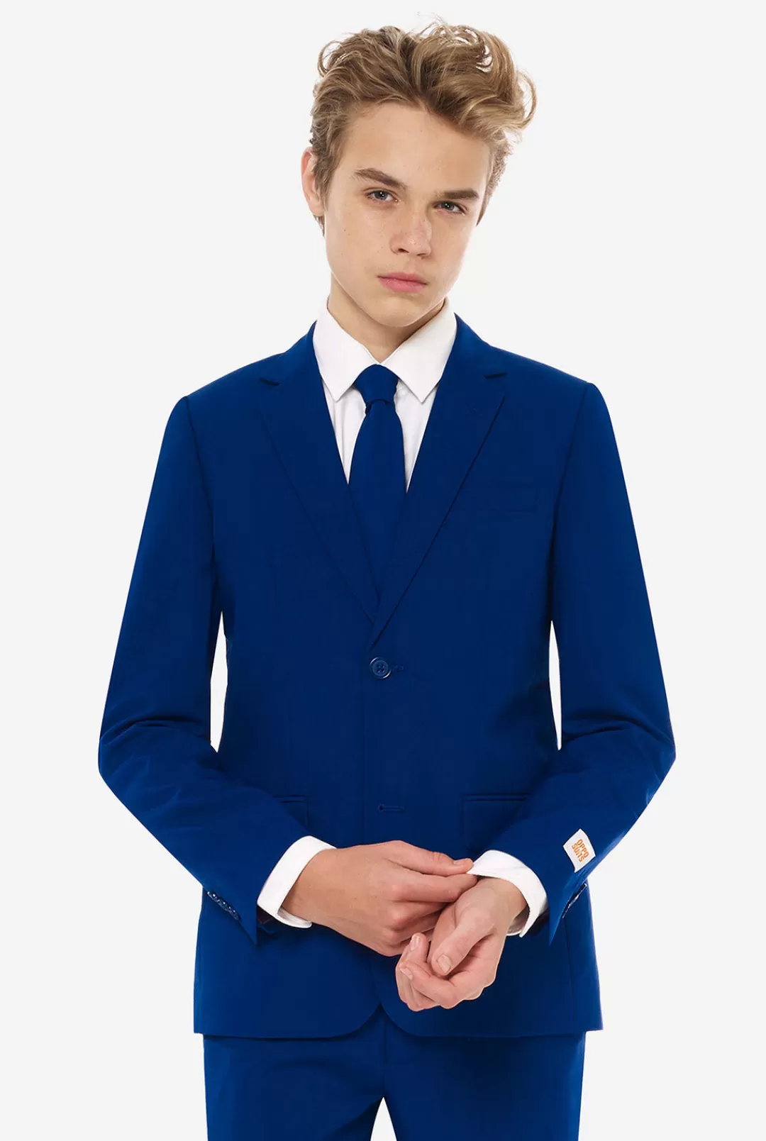 Effen Gekleurde Pakken | OppoSuits Navy Royale