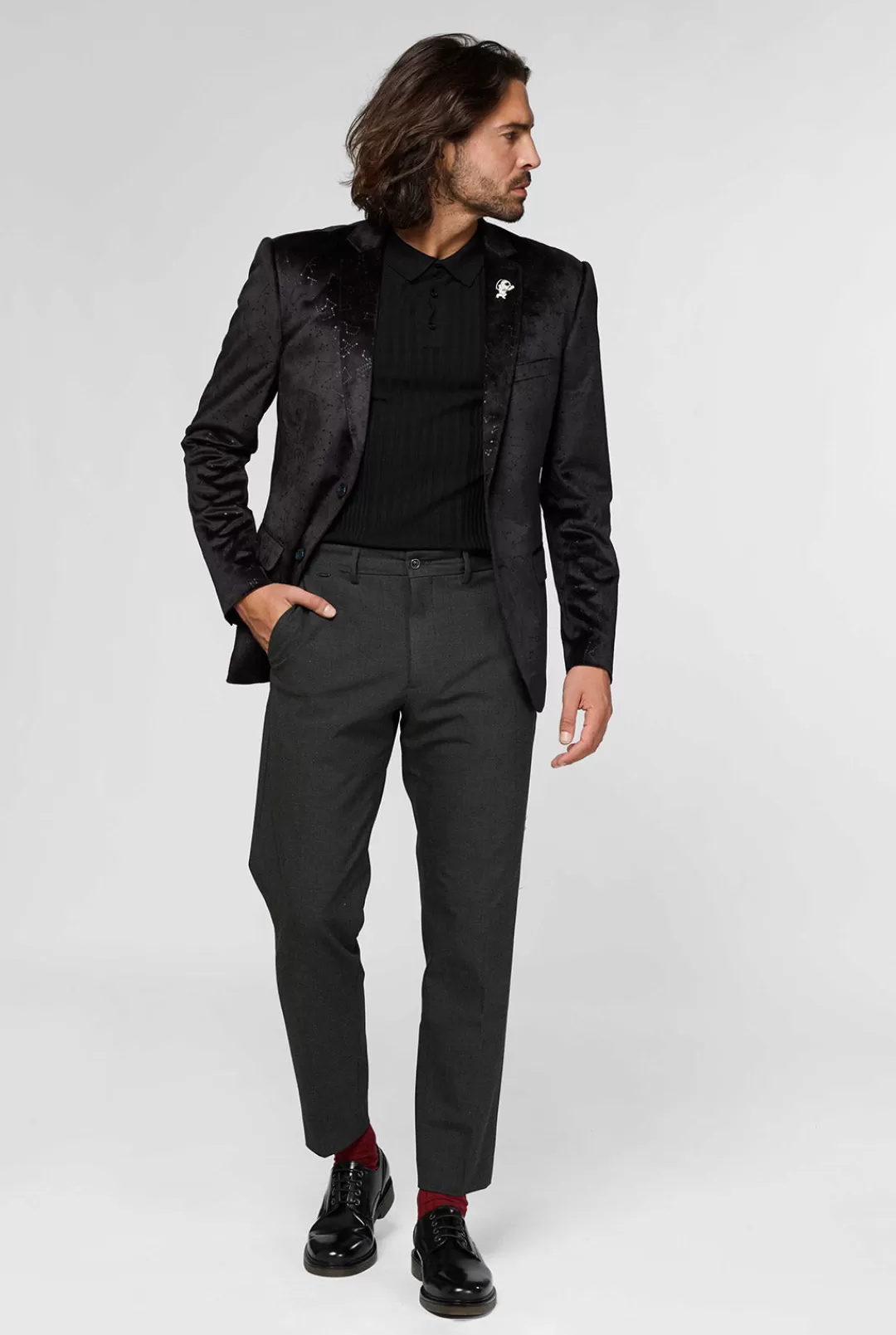 Deluxe Blazers | OppoSuits Outer Space - Constellations - Black