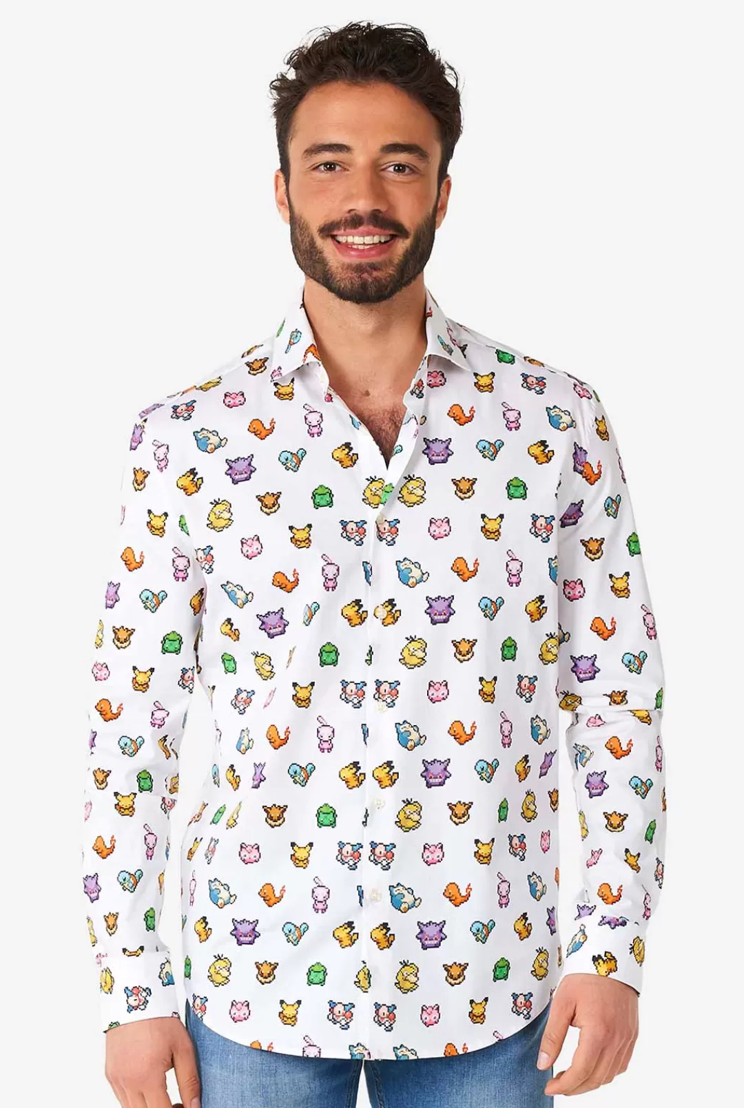 Halloween Overhemden | OppoSuits Pixel Pokémon