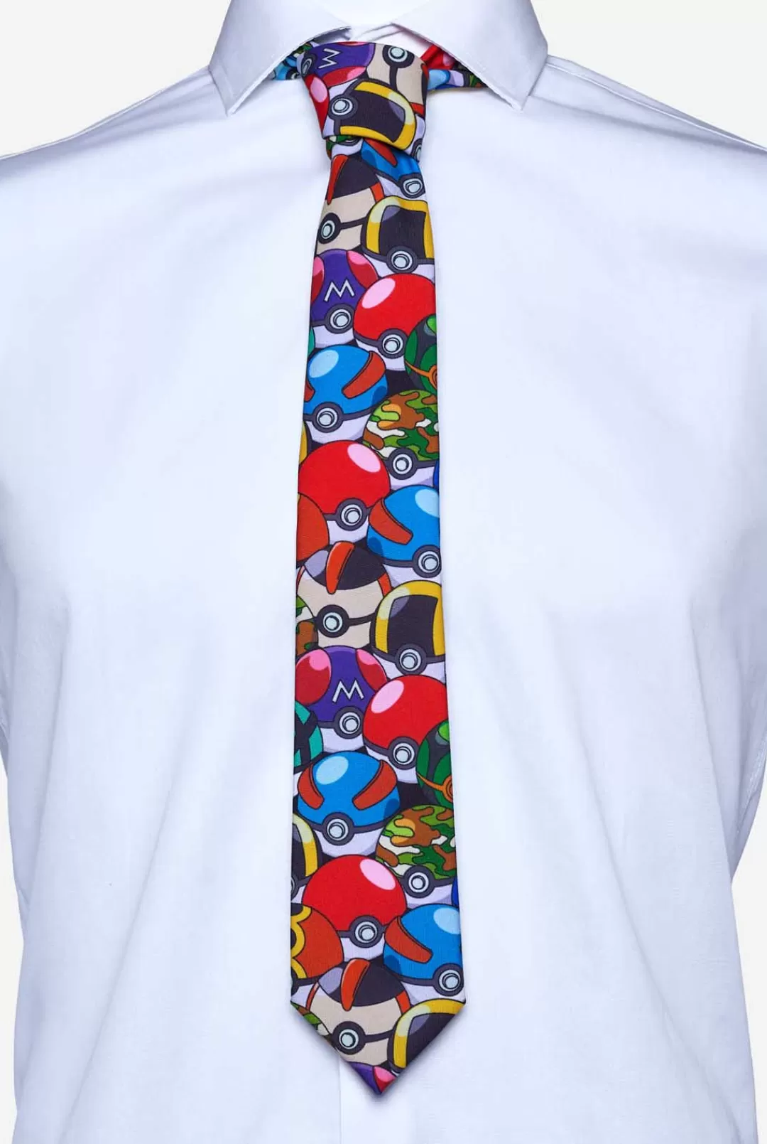 Stropdassen | OppoSuits Pokémon Tie - Pokeball