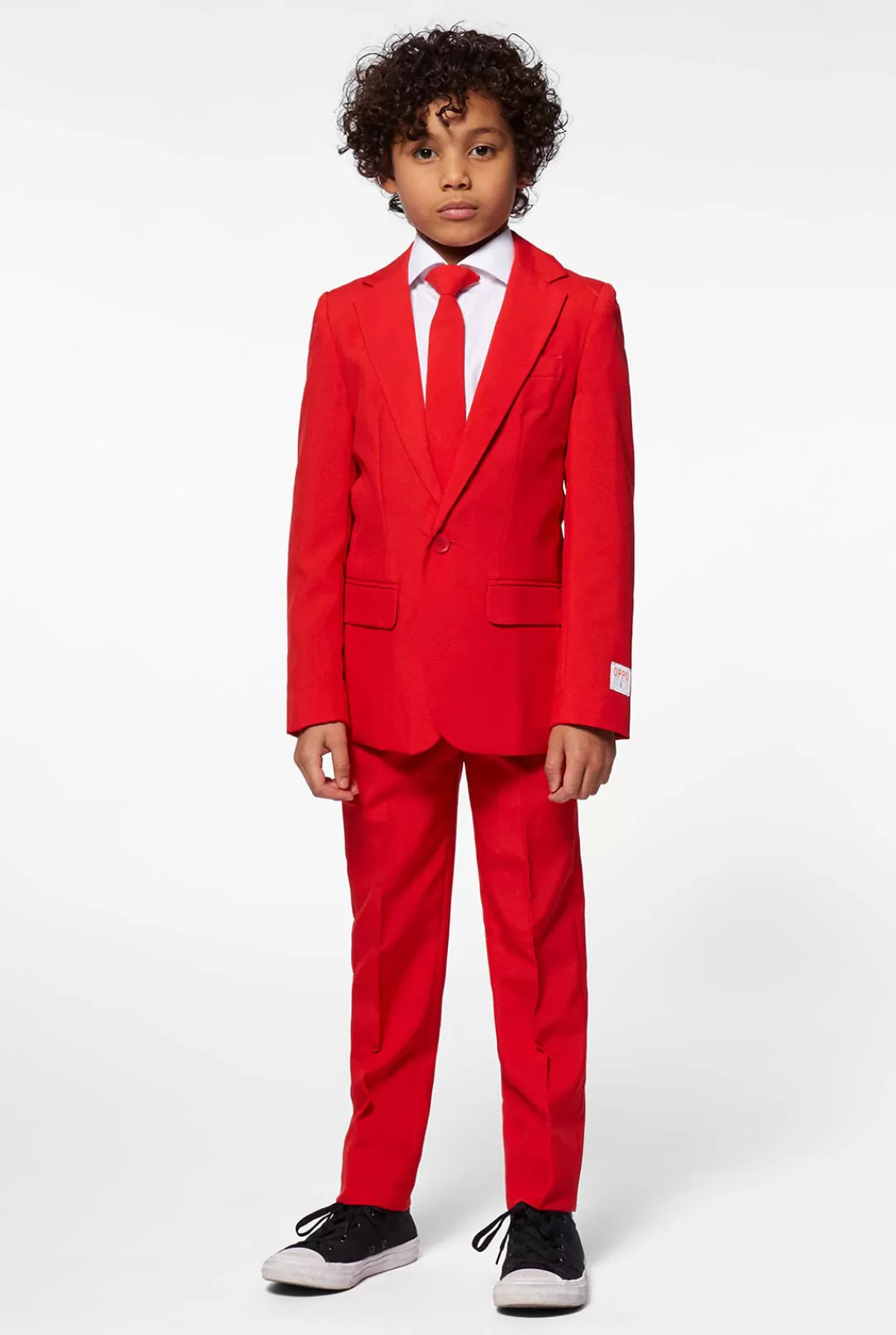 Effen Gekleurde Pakken | Kerst Pakken | OppoSuits Red Devil