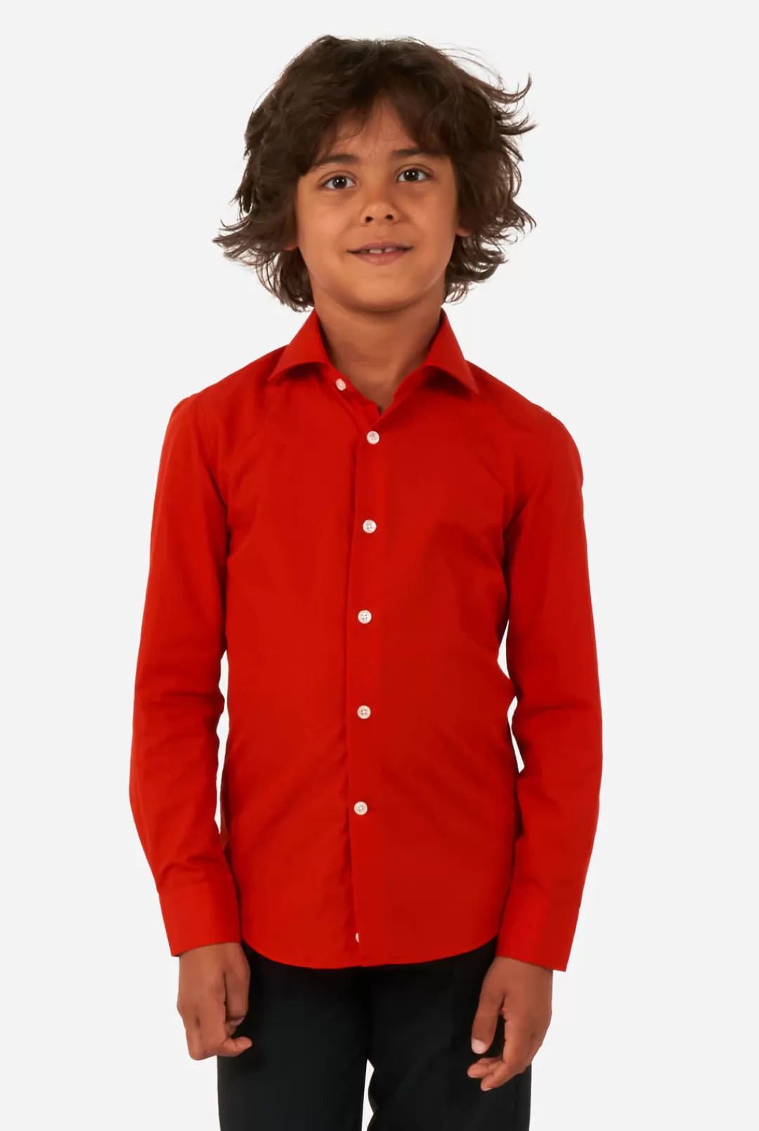 Effen Gekleurde Overhemden | OppoSuits Red Devil