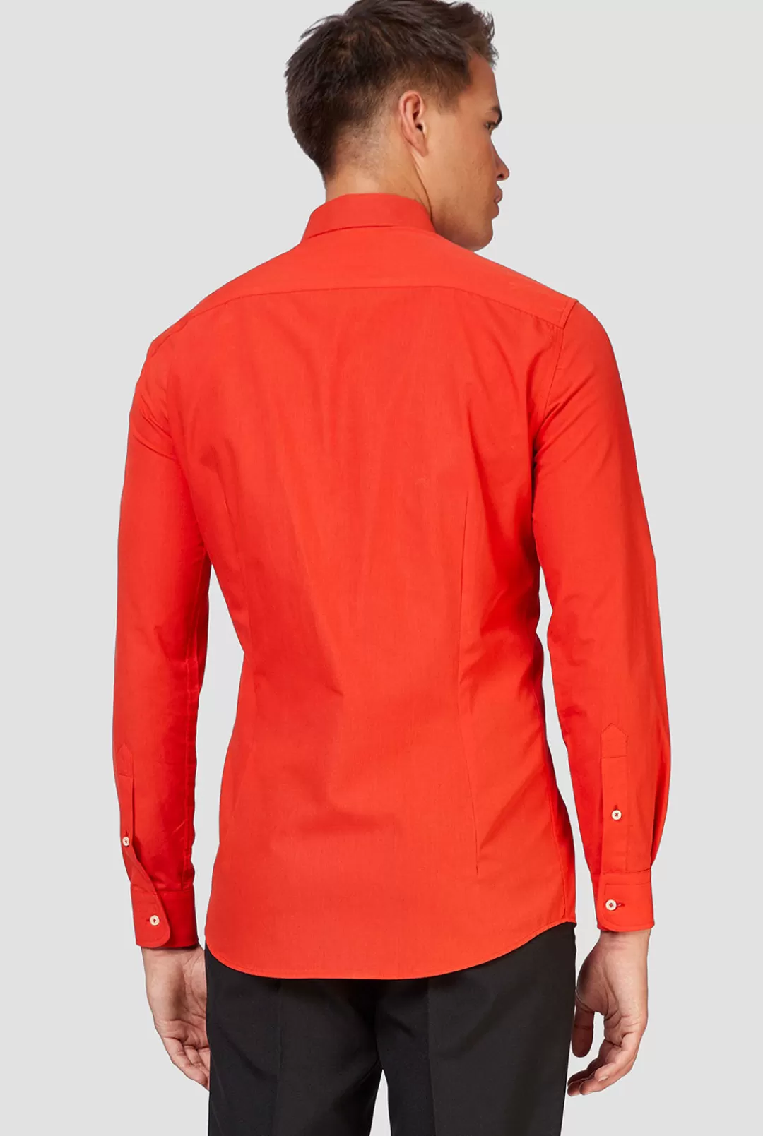 Effen Gekleurde Overhemden | OppoSuits Red Devil
