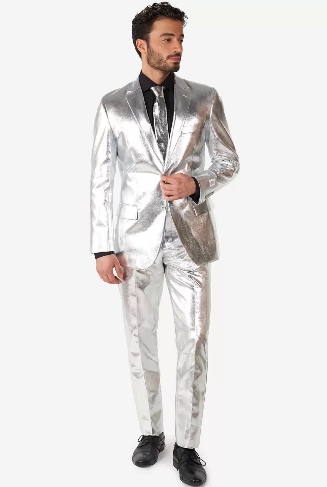 Vrijgezellenfeest Pakken | Trouwpakken | OppoSuits Shiny Silver