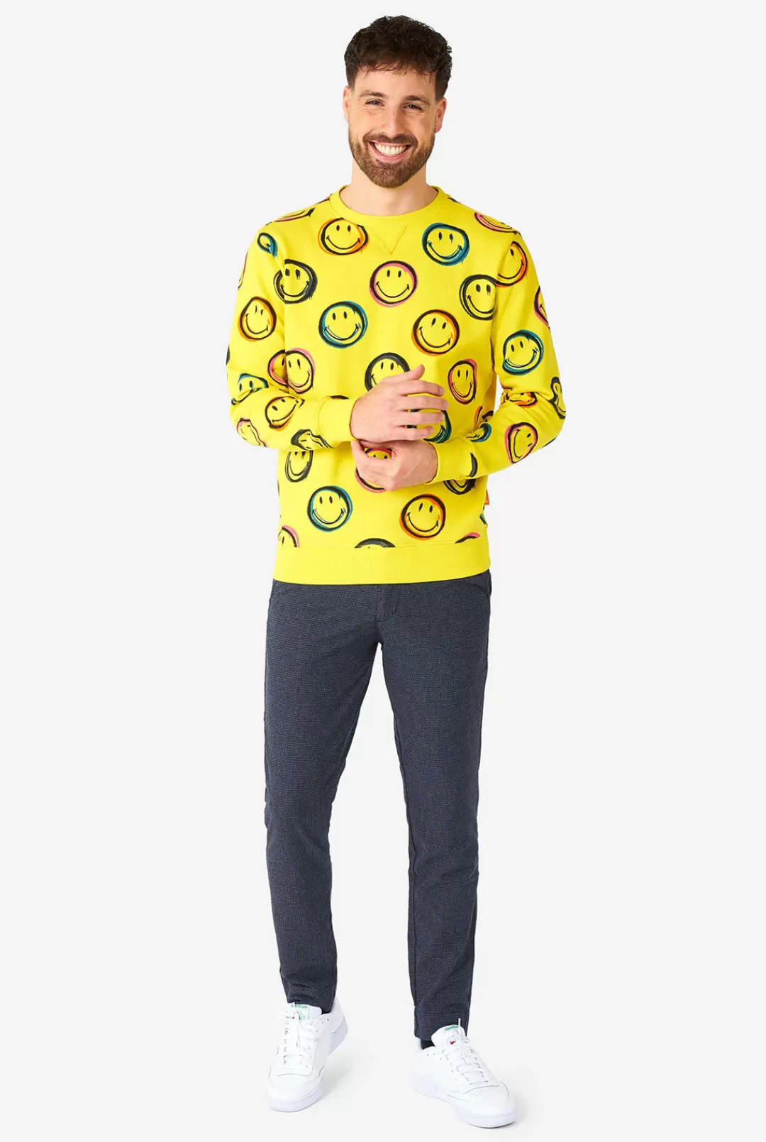 Carnavals Sweaters | OppoSuits Smiley® Smudge