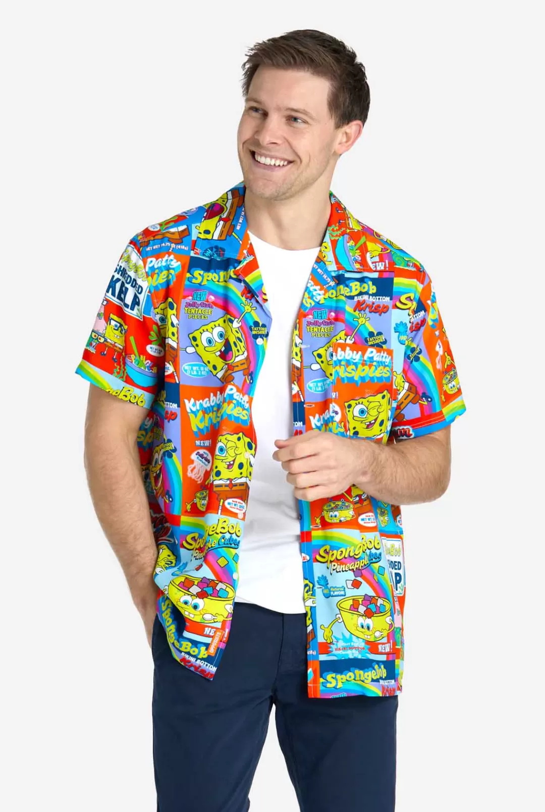 Zomer Overhemden | Hawaii Shirts | OppoSuits SpongeBob™ Breakfast