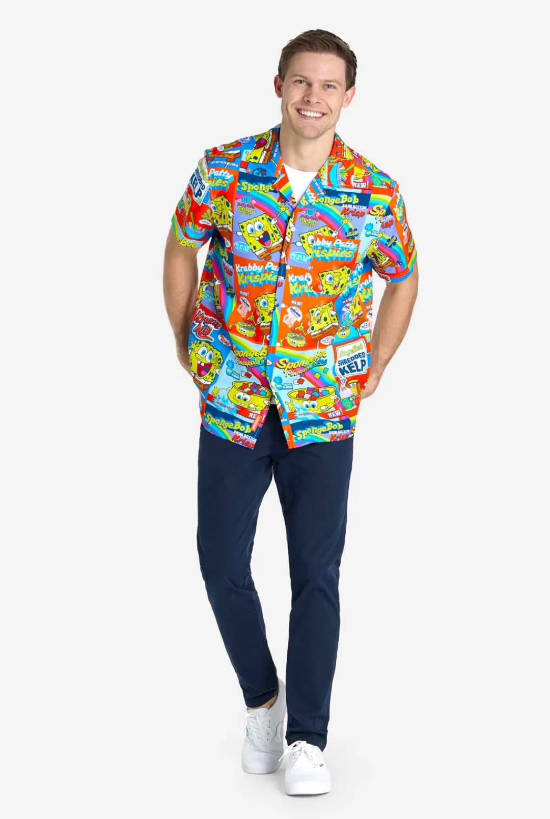 Zomer Overhemden | Hawaii Shirts | OppoSuits SpongeBob™ Breakfast