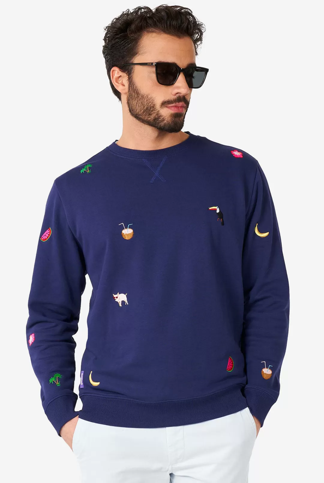 Deluxe Sweaters | OppoSuits Summer Icons - Navy