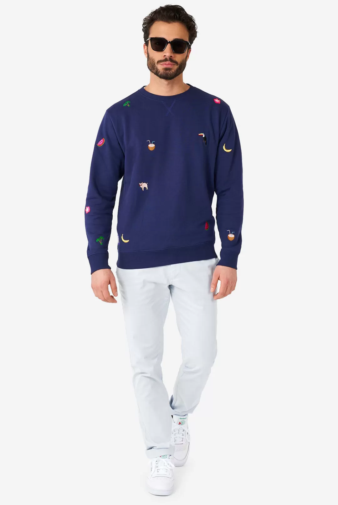 Deluxe Sweaters | OppoSuits Summer Icons - Navy