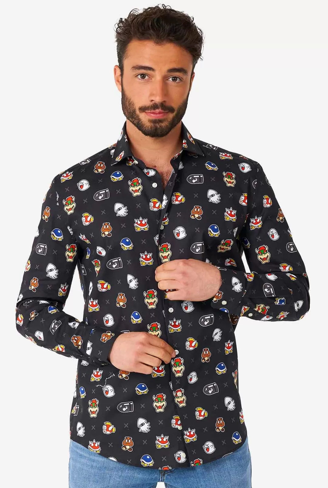 Halloween Overhemden | Casual Overhemden | OppoSuits Super Mario™ Bad Guys