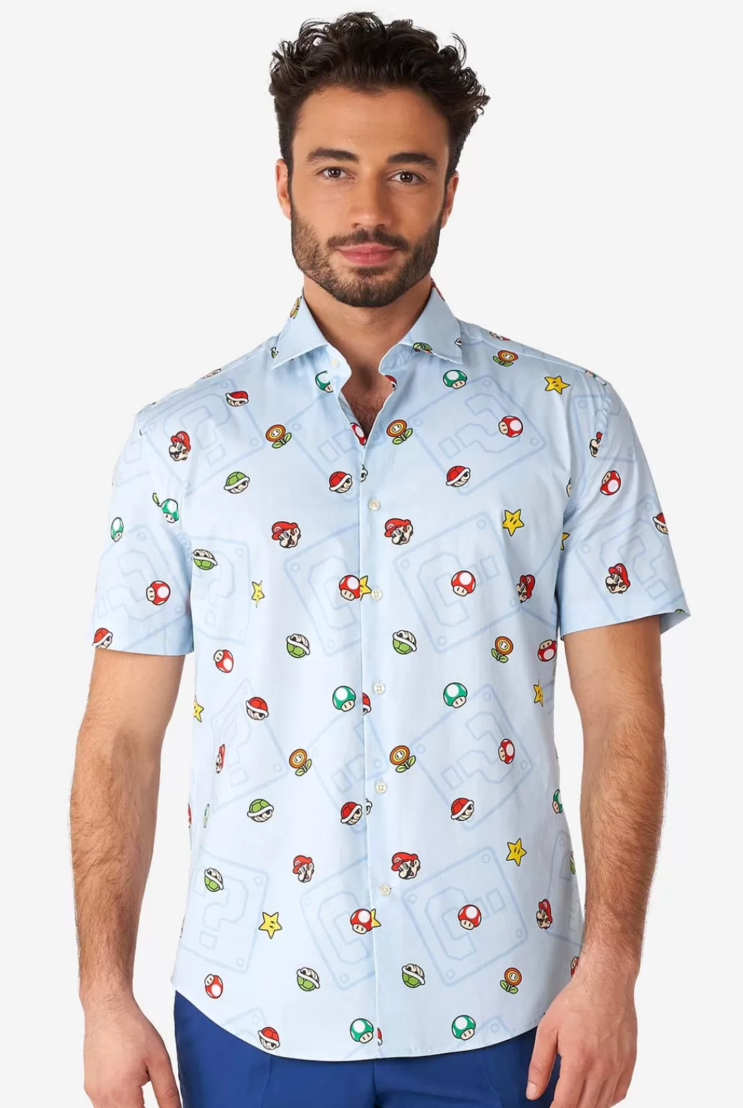 Halloween Overhemden | Zomer Overhemden | OppoSuits Super Mario™ Icons