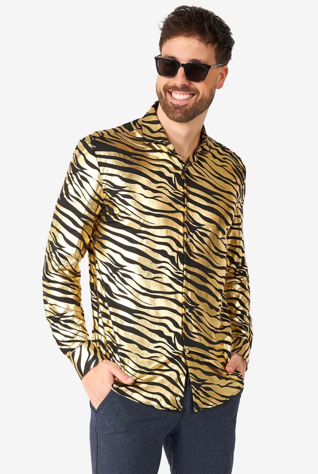 Halloween Overhemden | Casual Overhemden | OppoSuits Tiger Shiner