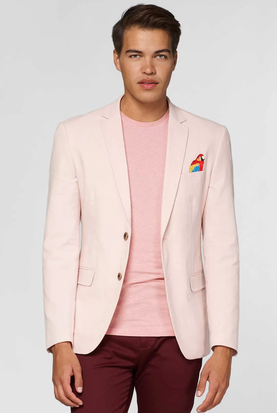 Deluxe Blazers | Zomer Blazers | OppoSuits Tropical - Birdie - Soft Pink