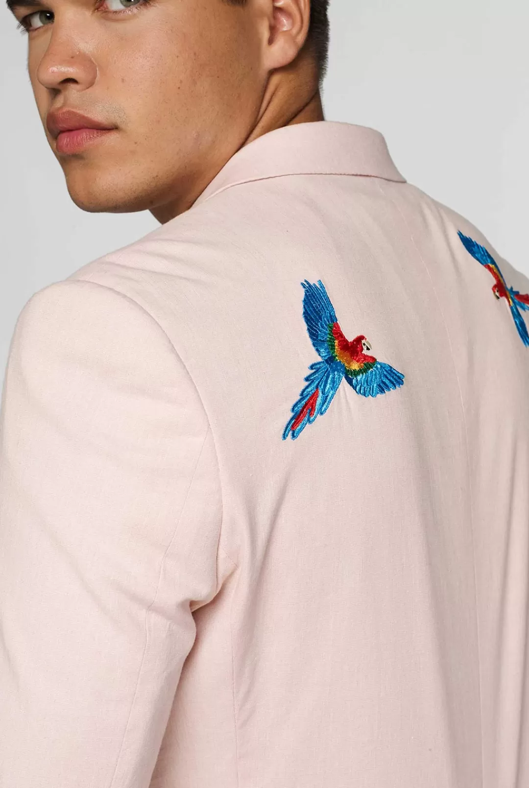 Deluxe Blazers | Zomer Blazers | OppoSuits Tropical - Birdie - Soft Pink