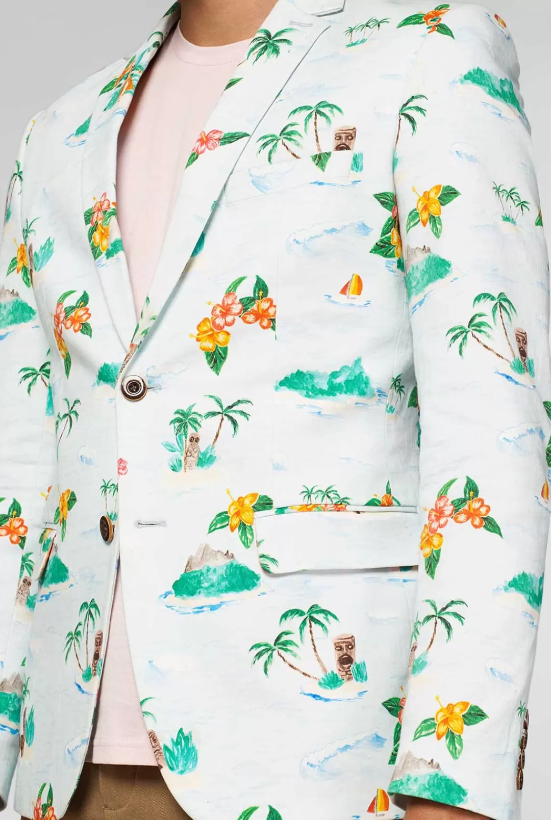 Zomer Blazers | Deluxe Blazers | OppoSuits Tropical - Hawaiian - Aloha Blue