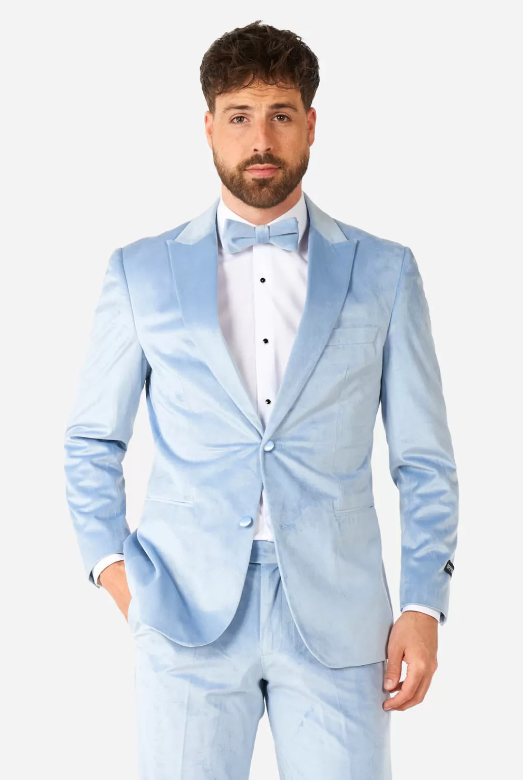 Kerst Smokings | OppoSuits Vintage Blue Velvet