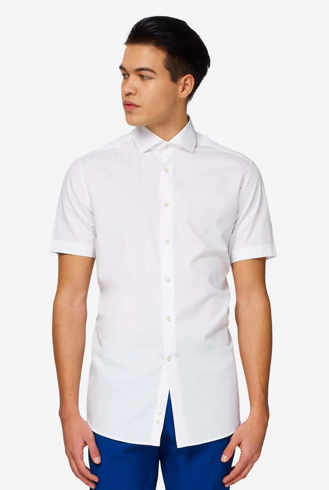 Zomer Overhemden | Effen Gekleurde Overhemden | OppoSuits White Knight