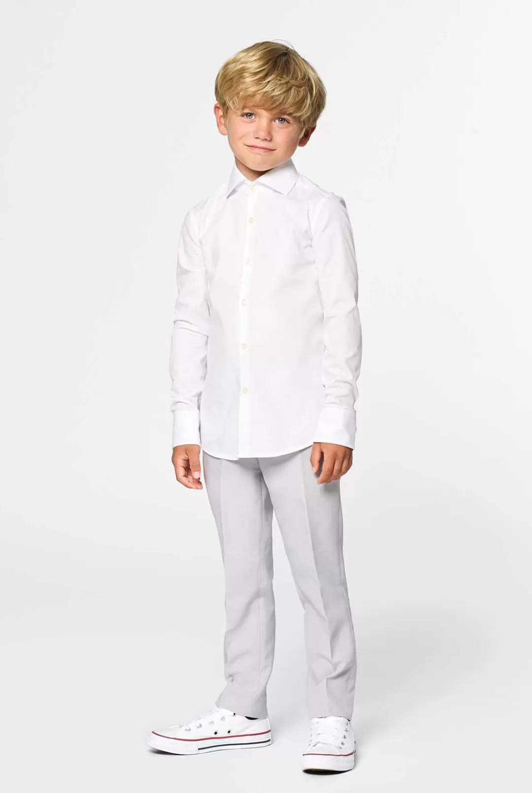 Effen Gekleurde Overhemden | OppoSuits White Knight