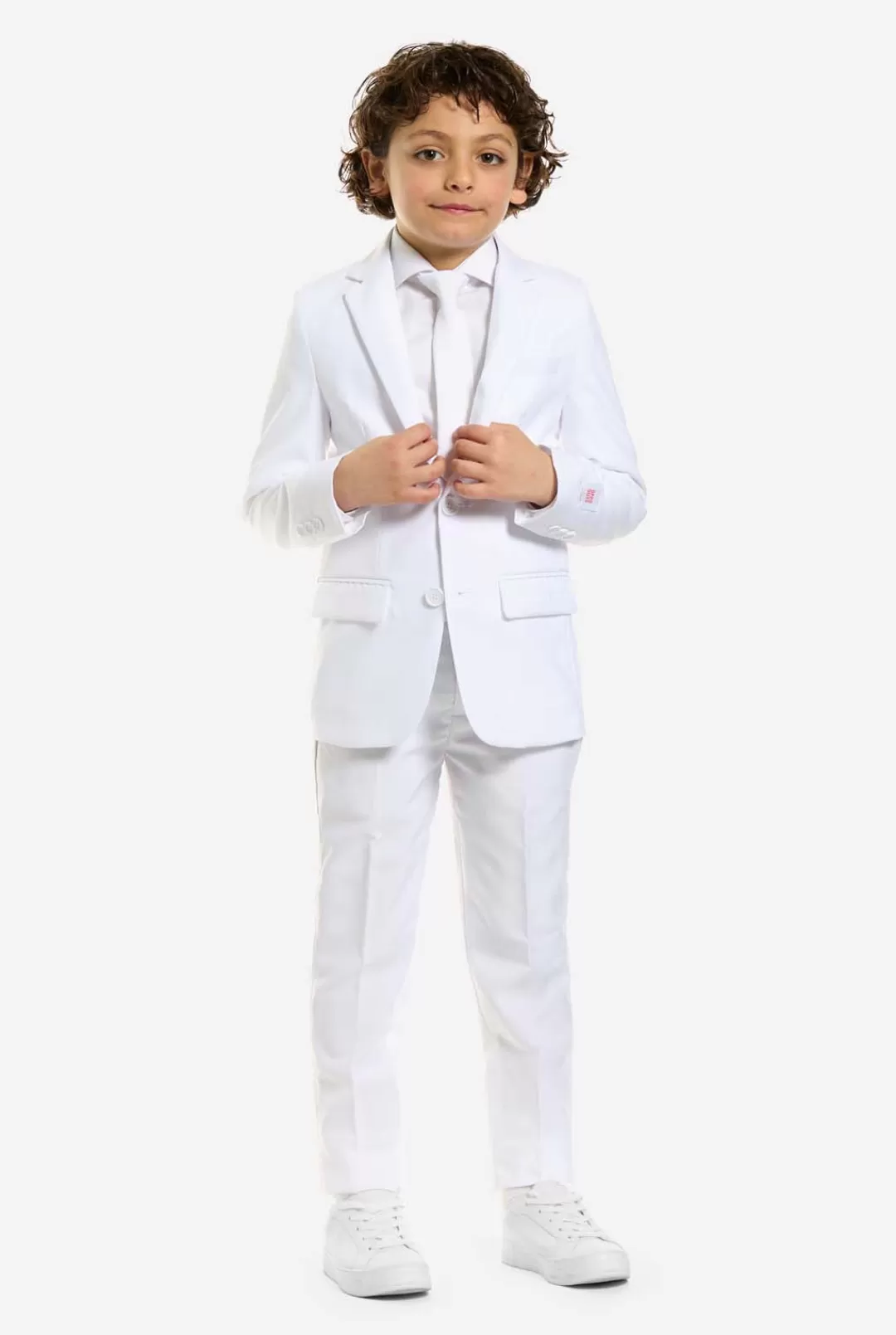 Effen Gekleurde Pakken | OppoSuits White Knight