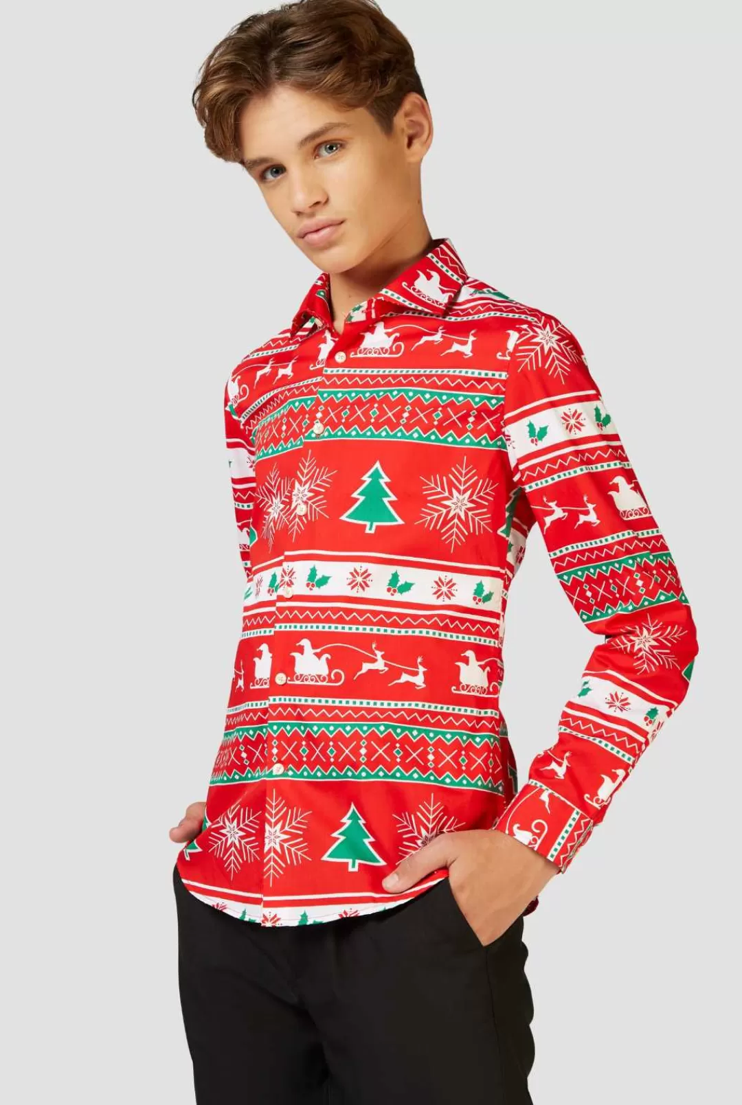 Casual Overhemden | Kerst Overhemden | OppoSuits Winter Wonderland