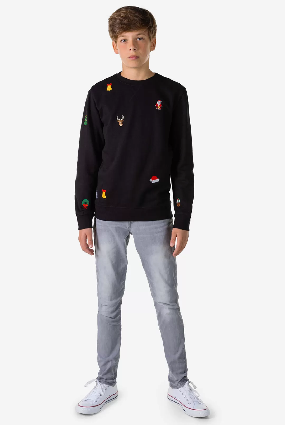 Sweaters | OppoSuits X-Mas Icons - Black