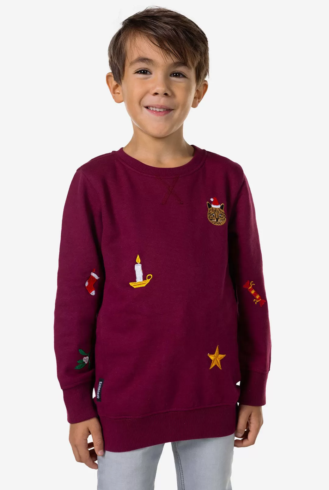 Sweaters | OppoSuits X-Mas Icons - Burgundy